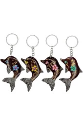 Hindistan Cevizi Yunus Balığı Anahtarlık Dörtlü Hediyelik Paket thumbnail 5