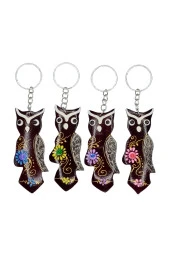 Hindistan Cevizi Baykuş Anahtarlık Dörtlü Hediyelik Paket thumbnail 4