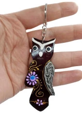 Hindistan Cevizi Baykuş Anahtarlık Dörtlü Hediyelik Paket thumbnail 6