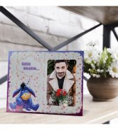 Fotoğraflı Eşeklik Ettim Özür Dilerim Tasarım Çerçeve Özür Hediyesi HK2606 - 1