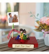 Fotoğraf Hediyeli Sevgili Özel Tasarım Biblolu Notluk Just For You HK2600 - 1