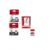 Canon 9059B003 PG-46 CL-56 2'li Kartuş + Fotoğraf Kağıdı thumbnail 2