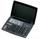 Casio LC-160LV-BK 8 Hane Siyah Cep Tipi Hesap Makinesi - 1