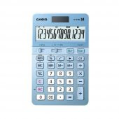 Casio JS-40B-BU Mavi Profesyonel 14 Hane Masa Üstü Hesap Makinesi - 1
