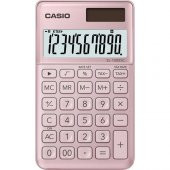 Casio SL-1000SC-PK Cep Tipi 10 Hane Pembe Hesap Makinesi - 1