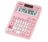 Casio MX-12B-PK Pembe 12 Hane Masa Üstü Hesap Makinesi - 1