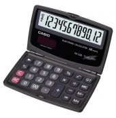 Casio SX-220 12 Hane Cep Tipi Kapaklı Hesap Makinesi - 1