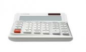 Casio DE-12E-WE Beyaz 12 Hane Masa Üstü Ergonomik Tuşlu Hesap Makinesi - 1