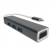 Vcom DH319 Type-C To Usb 3.0-3 Vga Çevirici - 2