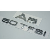 Audi A5 50 TFSi Krom ABS 3M 3D Bagaj Yazı Logo Orjinal Ürün - 2
