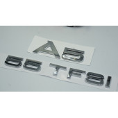 Audi A5 55 TFSi Krom ABS 3M 3D Bagaj Yazı Logo Orjinal Ürün thumbnail 2