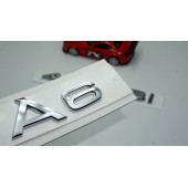 Audi A6 40 TFSi Krom ABS 3M 3D Bagaj Yazı Logo Orjinal Ürün thumbnail 1