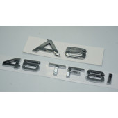 Audi A6 45 TFSi Krom ABS 3M 3D Bagaj Yazı Logo Orjinal Ürün - 2
