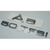 Audi A6 50 TFSi Krom ABS 3M 3D Bagaj Yazı Logo Orjinal Ürün - 2
