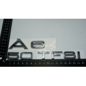 Audi A6 50 TFSi Krom ABS 3M 3D Bagaj Yazı Logo Orjinal Ürün - 3