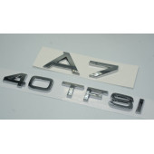 Audi A7 40 TFSi Krom ABS 3M 3D Bagaj Yazı Logo Orjinal Ürün - 2