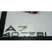 Audi A7 40 TFSi Krom ABS 3M 3D Bagaj Yazı Logo Orjinal Ürün - 3