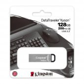 Kingston DTKN-128GB 128GB DataTraveler Kyson 200MB-s Metal USB 3.2 Gen 1 Flash Bellek - 2