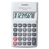 Casio HL-815L-WE 8 Hane Beyaz Hesap Makinesi - 1