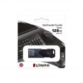 Kingston DTXON-128GB 128GB Portable USB 3.2 Gen 1 DataTraveler Exodia Onyx Flash Bellek - 2