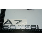 Audi A7 50 TFSi Krom ABS 3M 3D Bagaj Yazı Logo Orjinal Ürün thumbnail 3