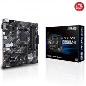 Asus Prime B550M-K AMD AM4 3.Nesil DDR4 VGA DVI HDMI Anakart - 1
