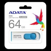 Adata C008-64GB 64GB USB2.0 Classic (White + Blue) Flash Bellek - 2