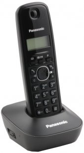 Panasonic KX-TG1611 Siyah Telsiz Dect Telefon 50 Rehber - 1