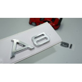 Audi A8 50 TFSi Krom ABS 3M 3D Bagaj Yazı Logo Orjinal Ürün thumbnail 1