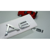 Audi A8 55 TFSi Krom ABS 3M 3D Bagaj Yazı Logo Orjinal Ürün thumbnail 1