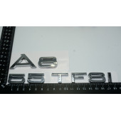 Audi A8 55 TFSi Krom ABS 3M 3D Bagaj Yazı Logo Orjinal Ürün thumbnail 3