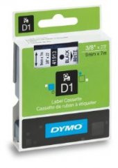 DYMO S0720510 D1 Yedek Şerit, 12 mm x 7 mt, Şeffaf-Mavi (45011) - 1