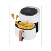 Hiking Haf-507 Airfryer Az Yağlı Fritöz 8 Litre  Beyaz - 1