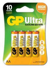Gp LR6 AA Boy Ultra Alkalin Kalem Pil 4lü Paket GP15AU-U4 - 1