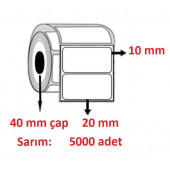 10x20 ECO TERMAL ETİKET (5000 li) - 1