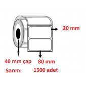 20x80 ECO TERMAL ETİKET( 1500lü ) - 1