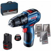 Bosch GSB 12V-30 Akülü Darbeli Vidalama + 39 Parça Set Hediyeli ! - 1