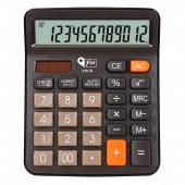 Pin 111 Büyük Boy 12 Hane Masaüstü Hesap Makinesi thumbnail 1