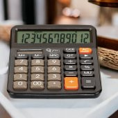 Pin 111 Büyük Boy 12 Hane Masaüstü Hesap Makinesi thumbnail 4