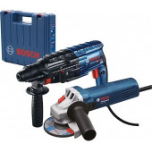 Bosch GBH 240 Kırıcı Delici + GWS 750-125 Taşlama Set - 1