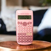 Pin 112P Pembe 240 Bilimsel Fonksiyonlu Hesap Makinesi GKE thumbnail 3