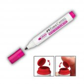 Pembe Yazı Tahta Kalemi Doldurulabilir ve Silinebilir w-20 1 Adet Faber Yazı Tahta Kalemi - 1
