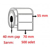 55x70 ECO TERMAL ETİKET  ( 500 li ) - 1