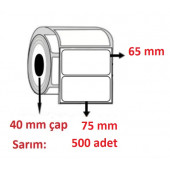 65x75 ECO TERMAL ETİKET  ( 500 li ) - 1