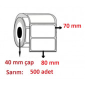 70x80 ECO TERMAL ETİKET ( 500 lü ) - 1