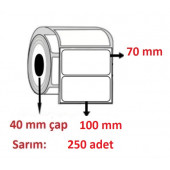 70x100 ECO TERMAL ETİKET ( 250 lü ) - 1