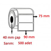 75x90 ECO TERMAL ETİKET ( 500 lü ) - 1