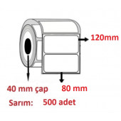80x120 ECO TERMAL ETİKET ( 500 lü ) - 1