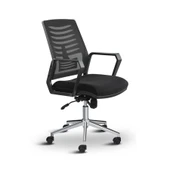 Asbir Mobilya Metis Metal Ayaklı Çalışma Koltuğu Ofis Sandalyesi  Bilgisayar Koltuğu - 3