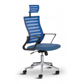 Asbir Mobilya Capri Başlıklı Fileli Metal Ayaklı Ofis Koltuğu Çalışma Koltuğu - 3